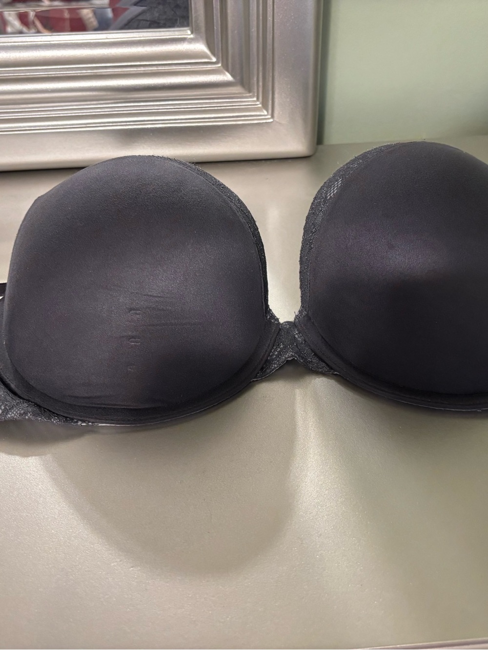 Victoria's Secret Black Strapless T-Shirt Bra